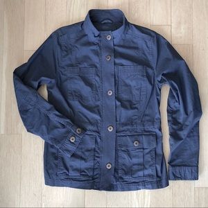 LL Bean Carbon Navy Ripstop Field Jacket, XS